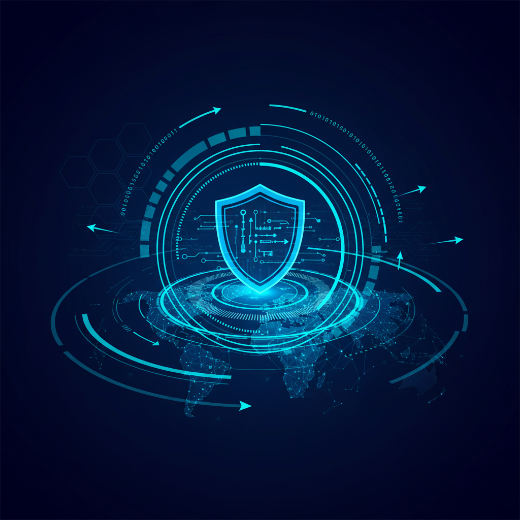 Stylized DKIM signature process: email, private key, DNS, public key, and verification, simplified