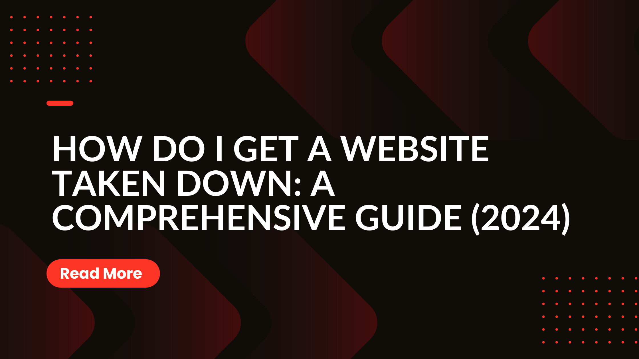 how do I get a website taken down